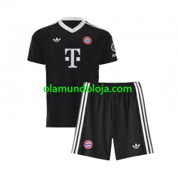 Camisola Bayern de Munique Guarda-redes Criança Equipamento Terceiro 2024-2025 Manga Curta